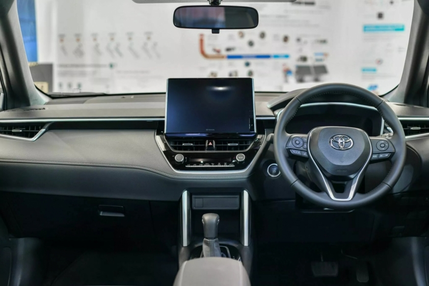màn hình điện tử Toyota Cross 2024